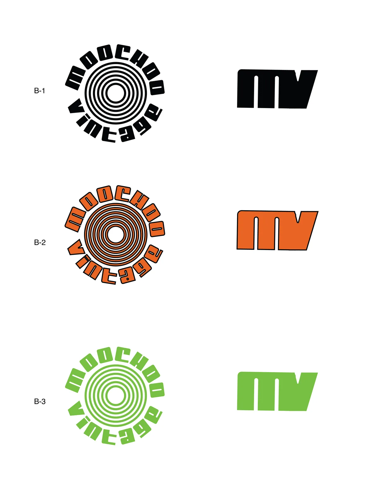MOOCHO VINTAGE, Logo, plate 1 of 16