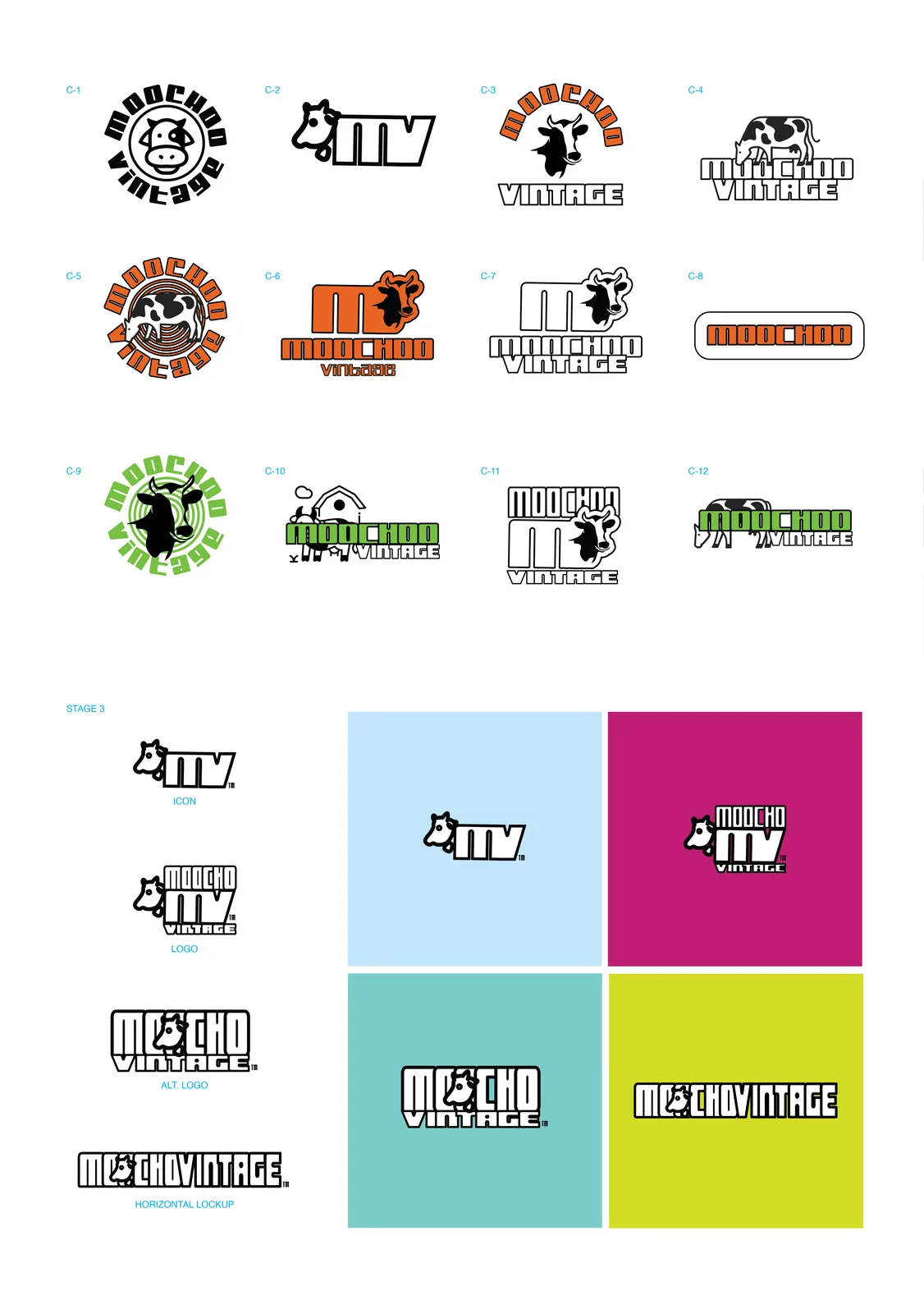 MOOCHO VINTAGE, Logo, plate 2 of 16