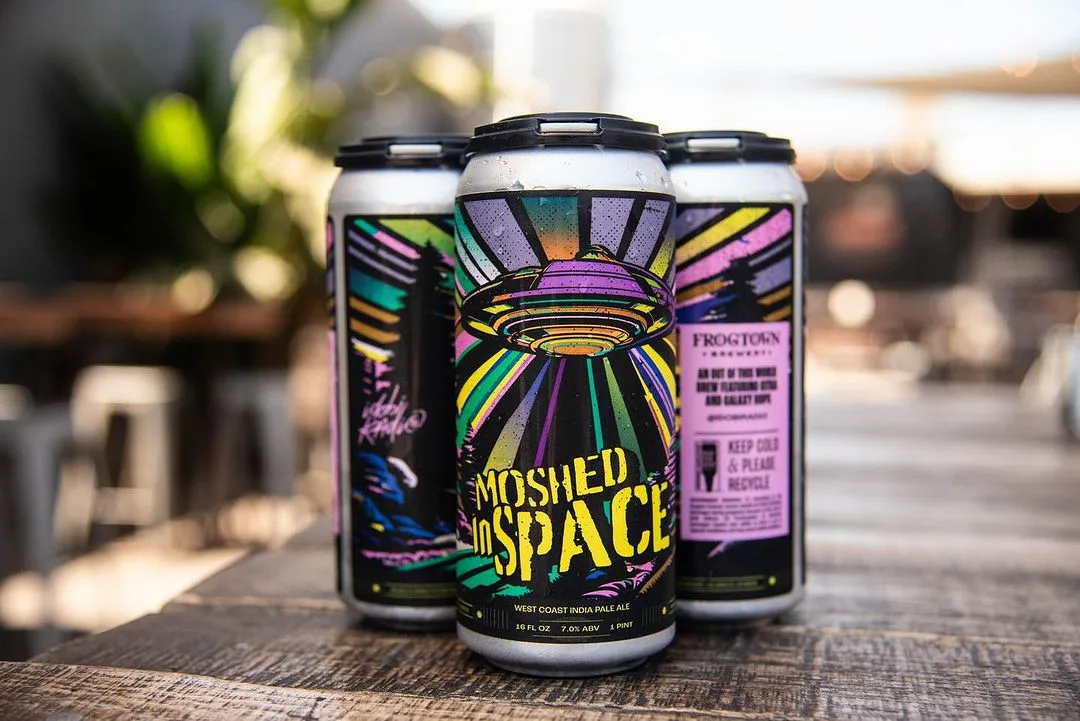 Moshed In Space, Frog Town Brewery X Idobi Radio Label, plate 1 of 10