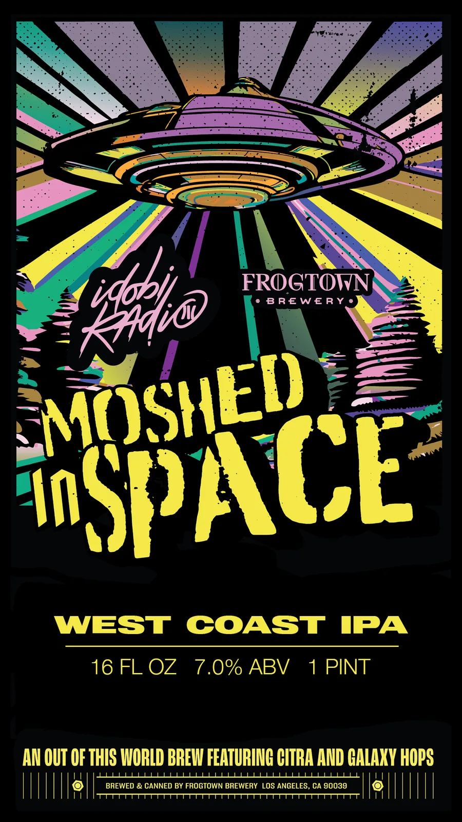 Moshed In Space, Frog Town Brewery X Idobi Radio Label, plate 7 of 10