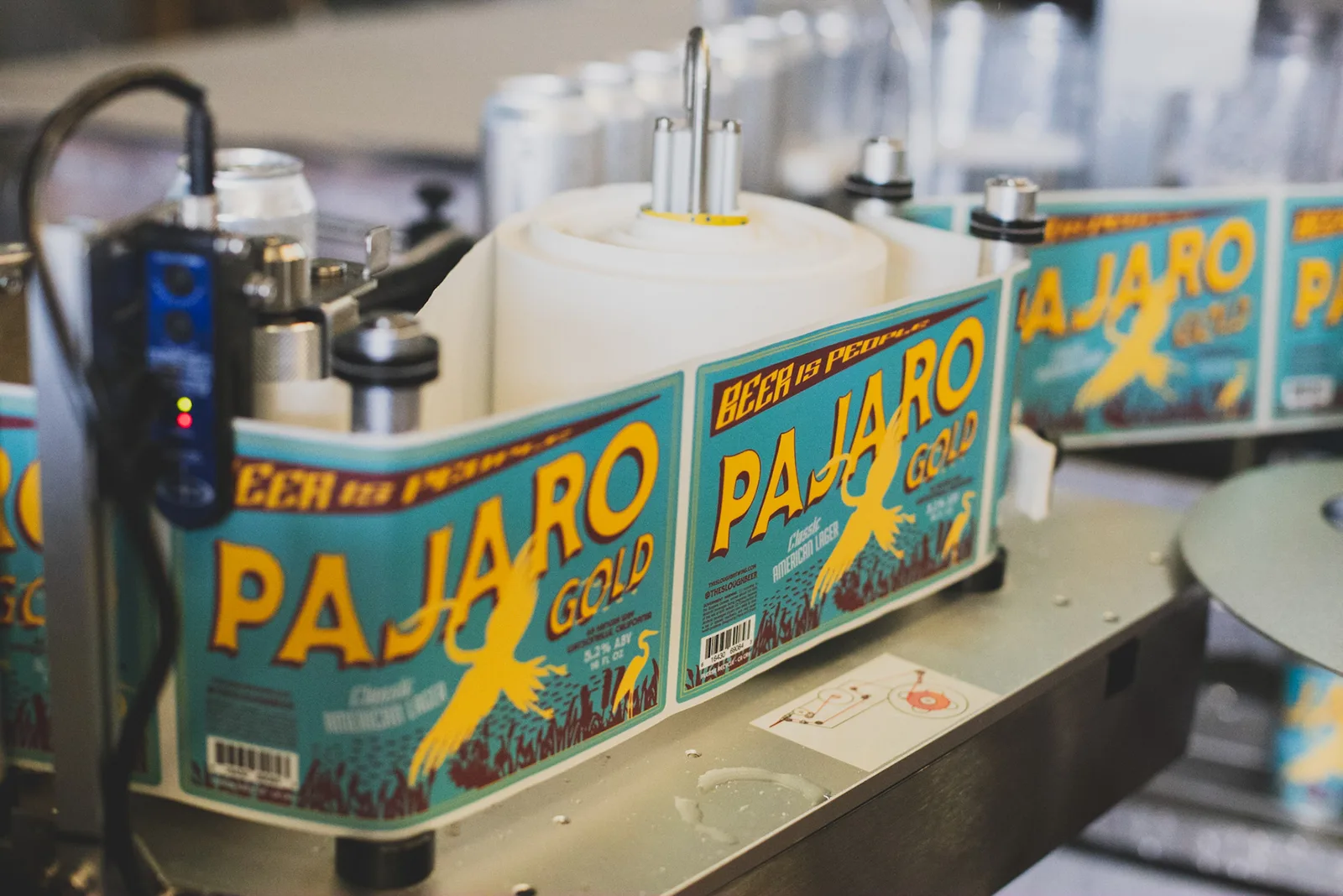 Pajaro Gold American Lager Label, The Slough, plate 4 of 8