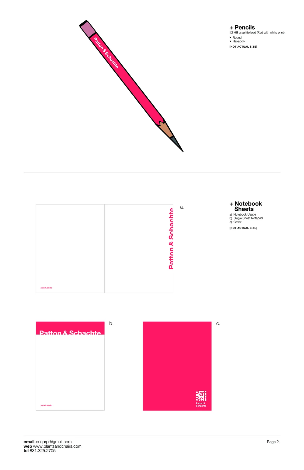 Patton & Schachte Stationery, plate 2 of 2