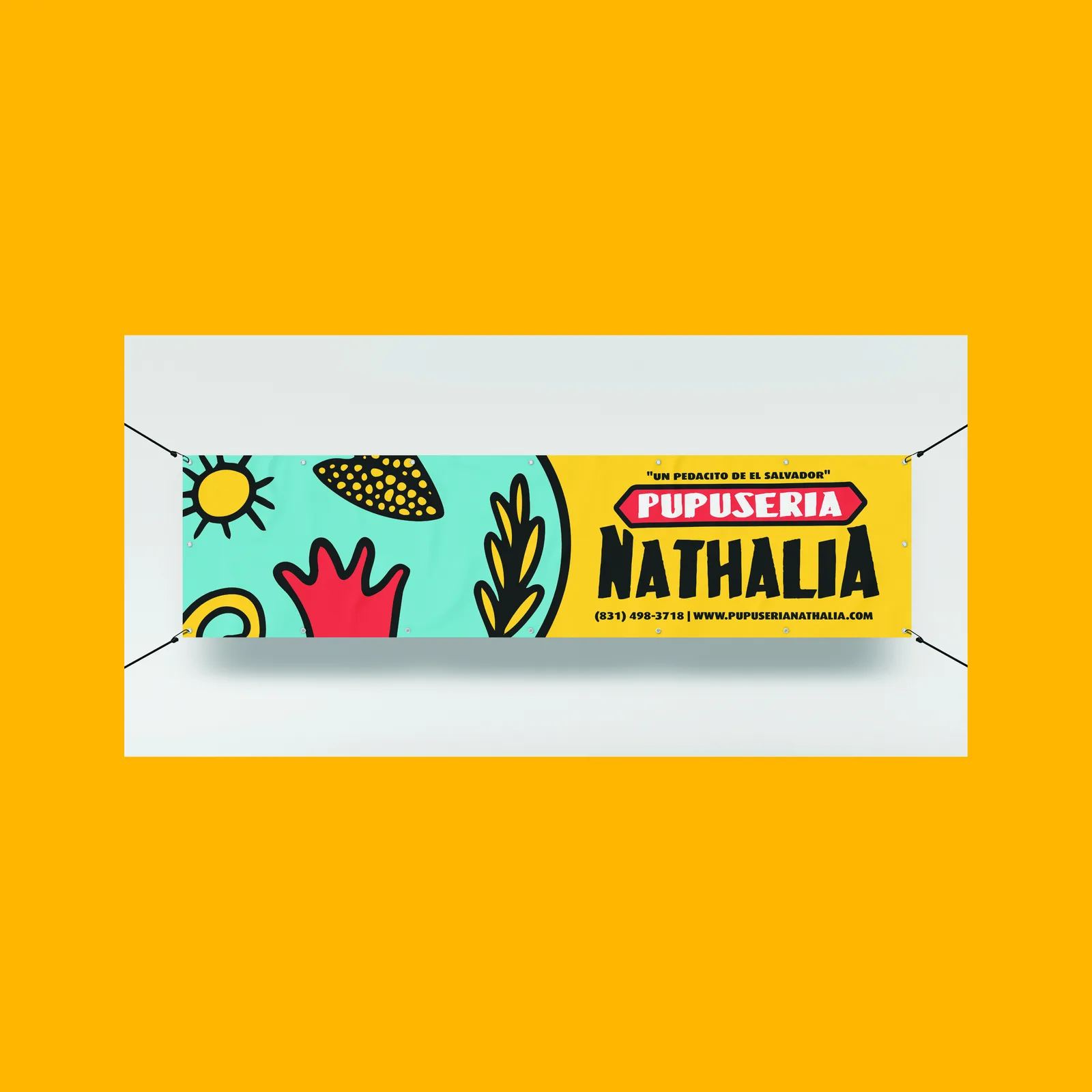 Pupuseria Nathalia, Logo Design, plate 4 of 7