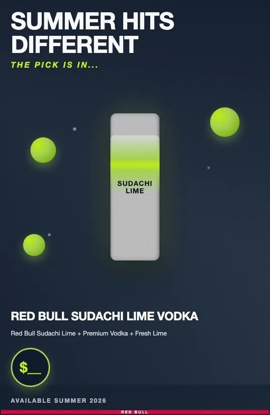 Red Bull, Editions & Campaign Creative, plate 1 of 7