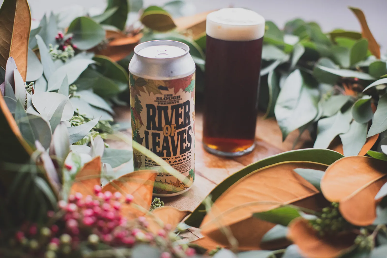 River of Leaves Fall Lager Label, The Slough, plate 3 of 4