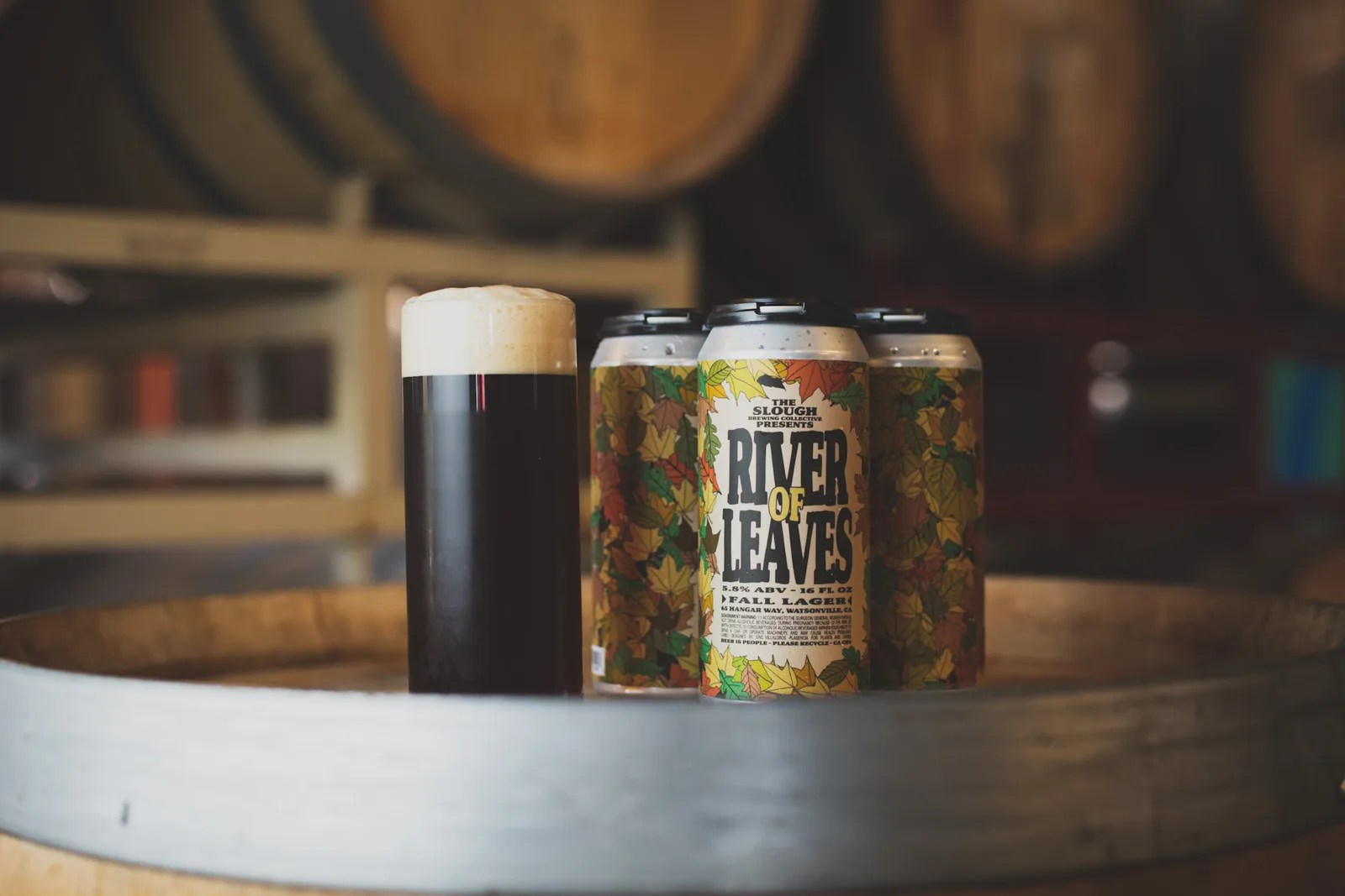 River of Leaves Fall Lager Label, The Slough, plate 4 of 4