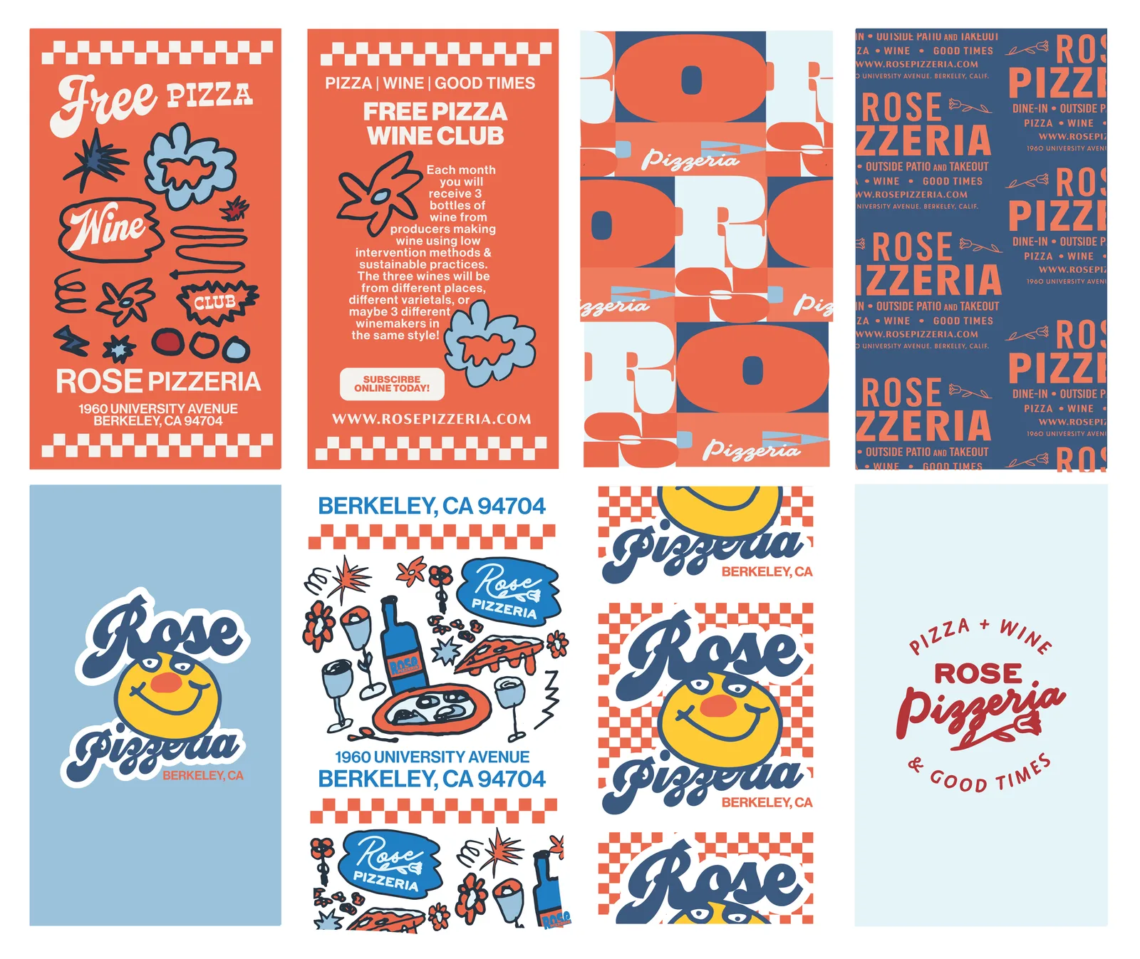 Rose Pizzeria, Smiley Merchandise, plate 2 of 11