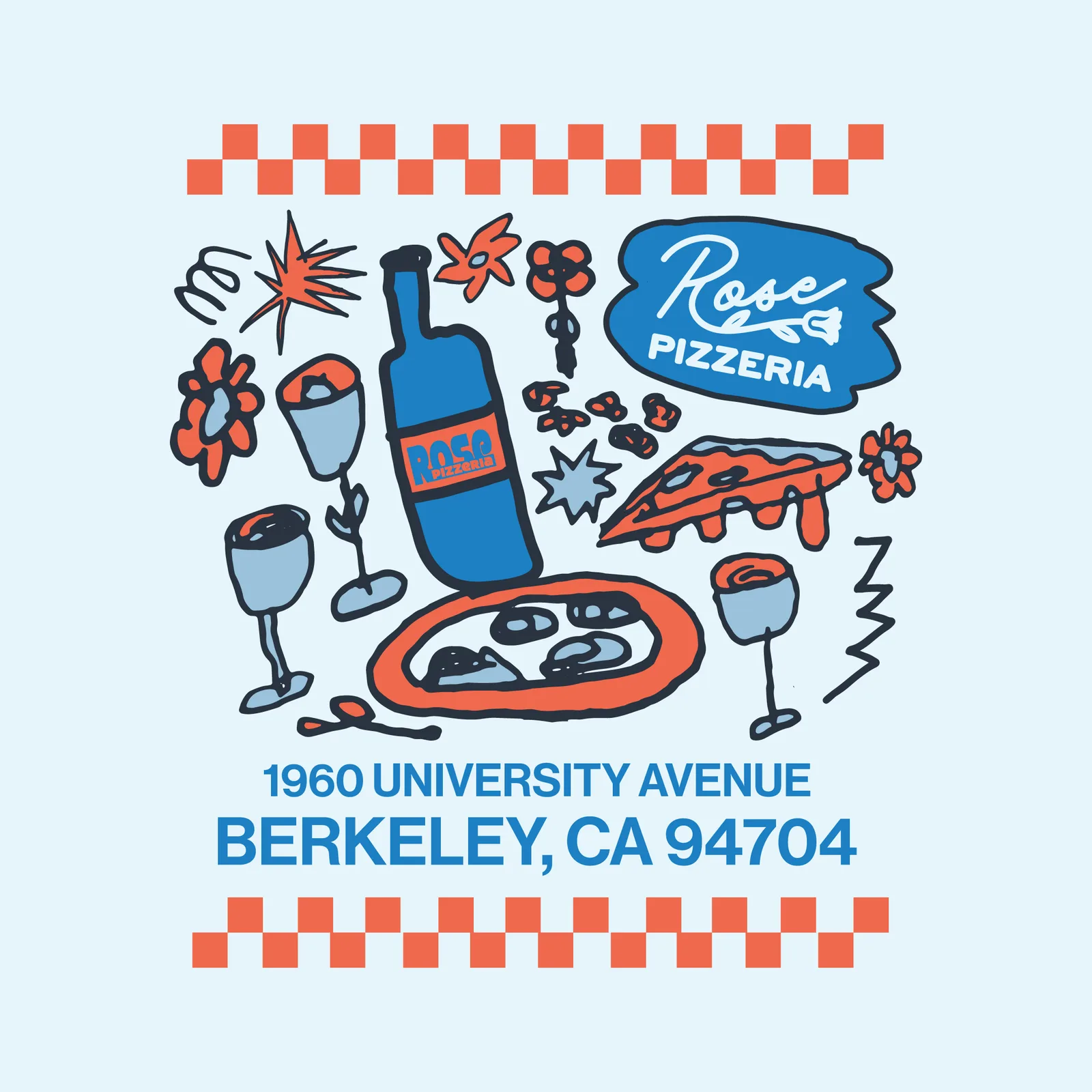 Rose Pizzeria, Smiley Merchandise, plate 5 of 11