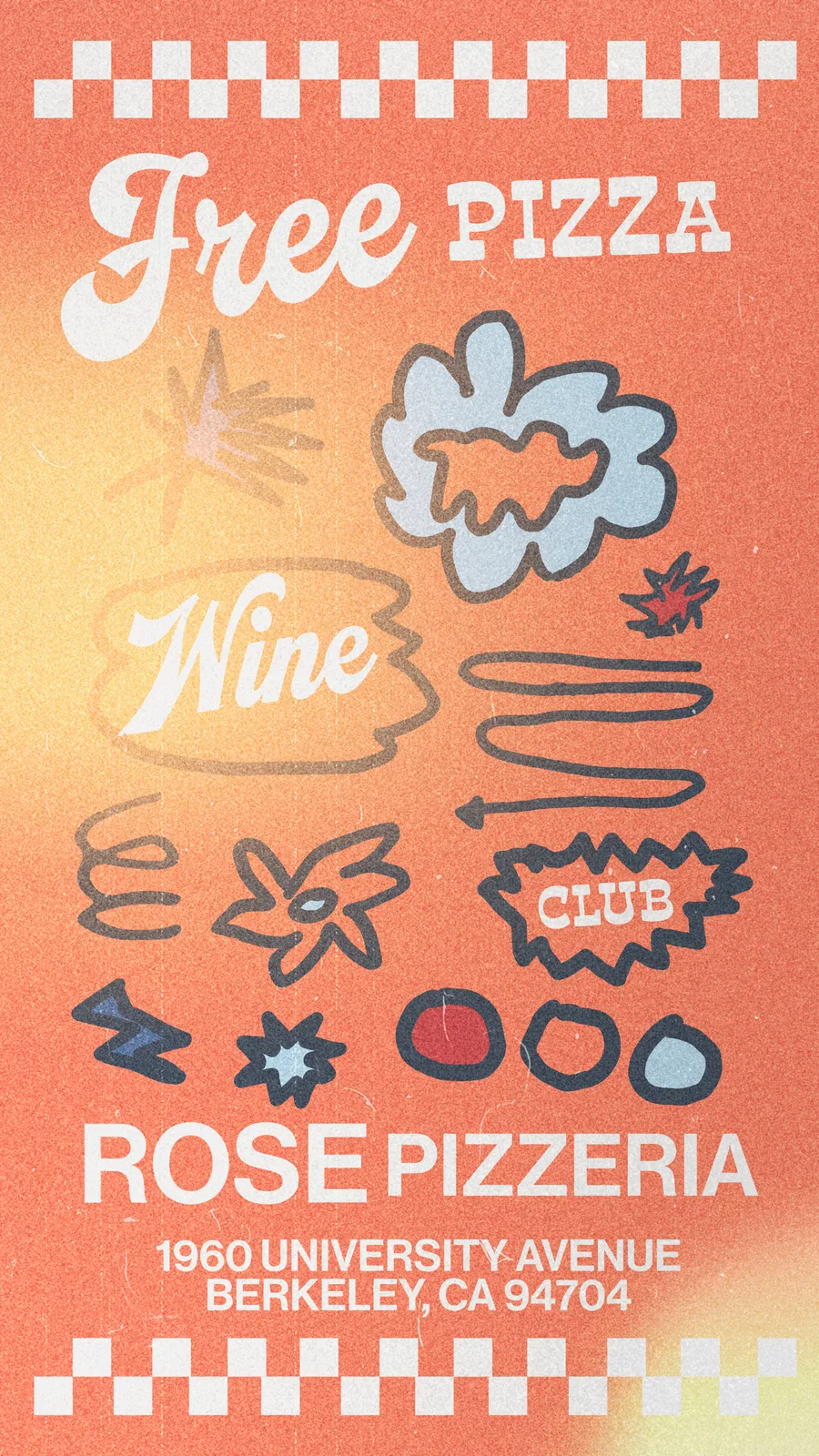 Rose Pizzeria, Smiley Merchandise, plate 7 of 11