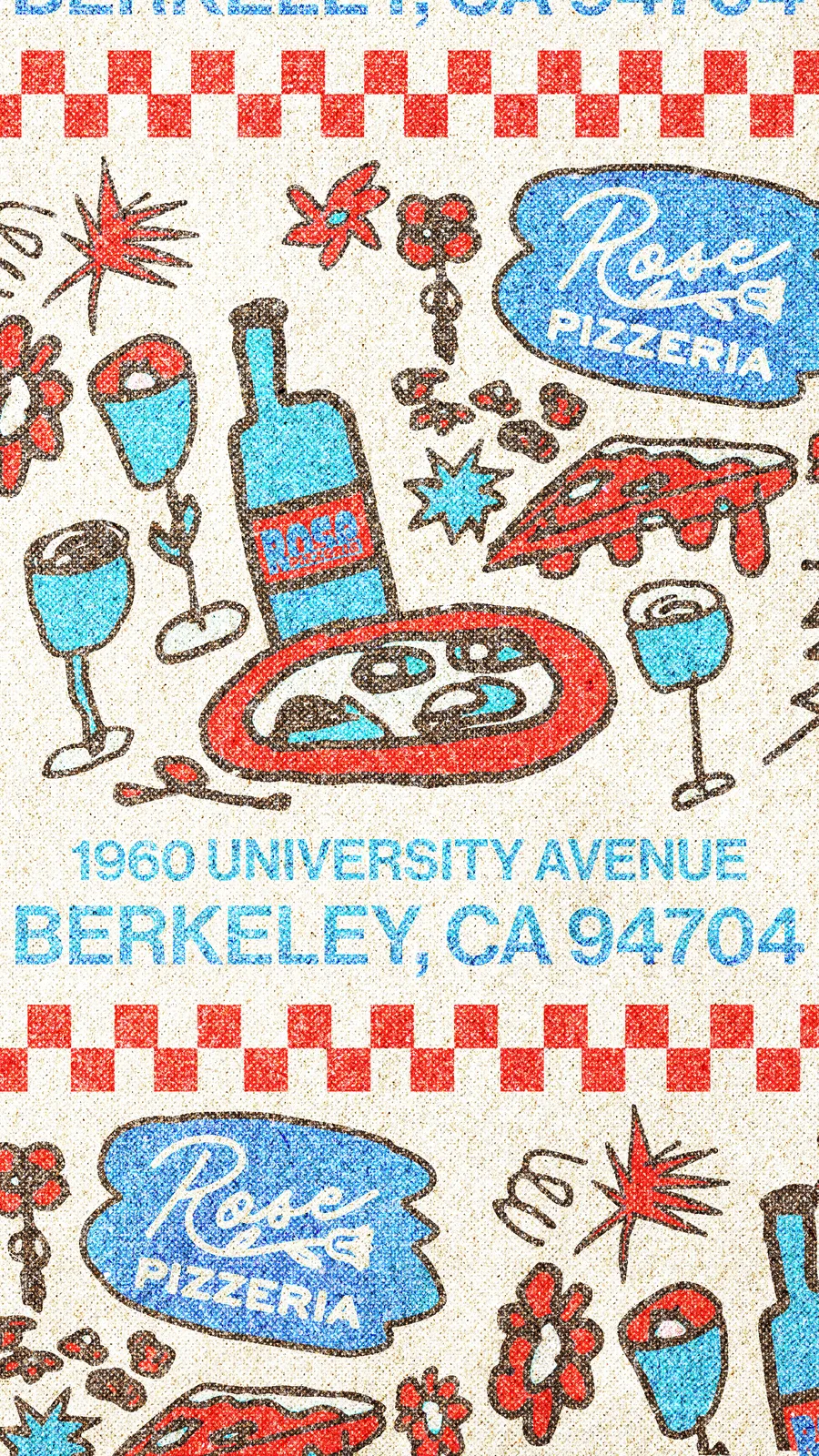 Rose Pizzeria, Smiley Merchandise, plate 10 of 11
