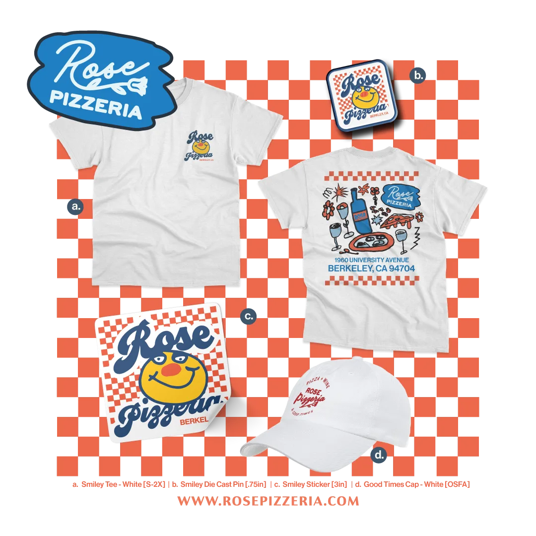 Rose Pizzeria, Smiley Merchandise, plate 11 of 11