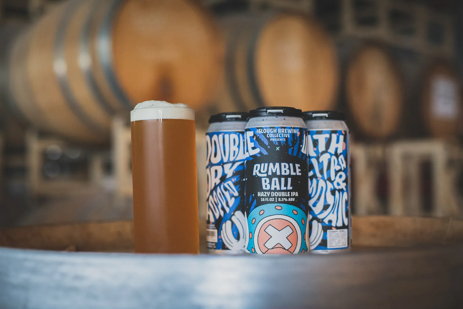 Rumble Ball Hazy Double IPA Label, The Slough, plate 4 of 5