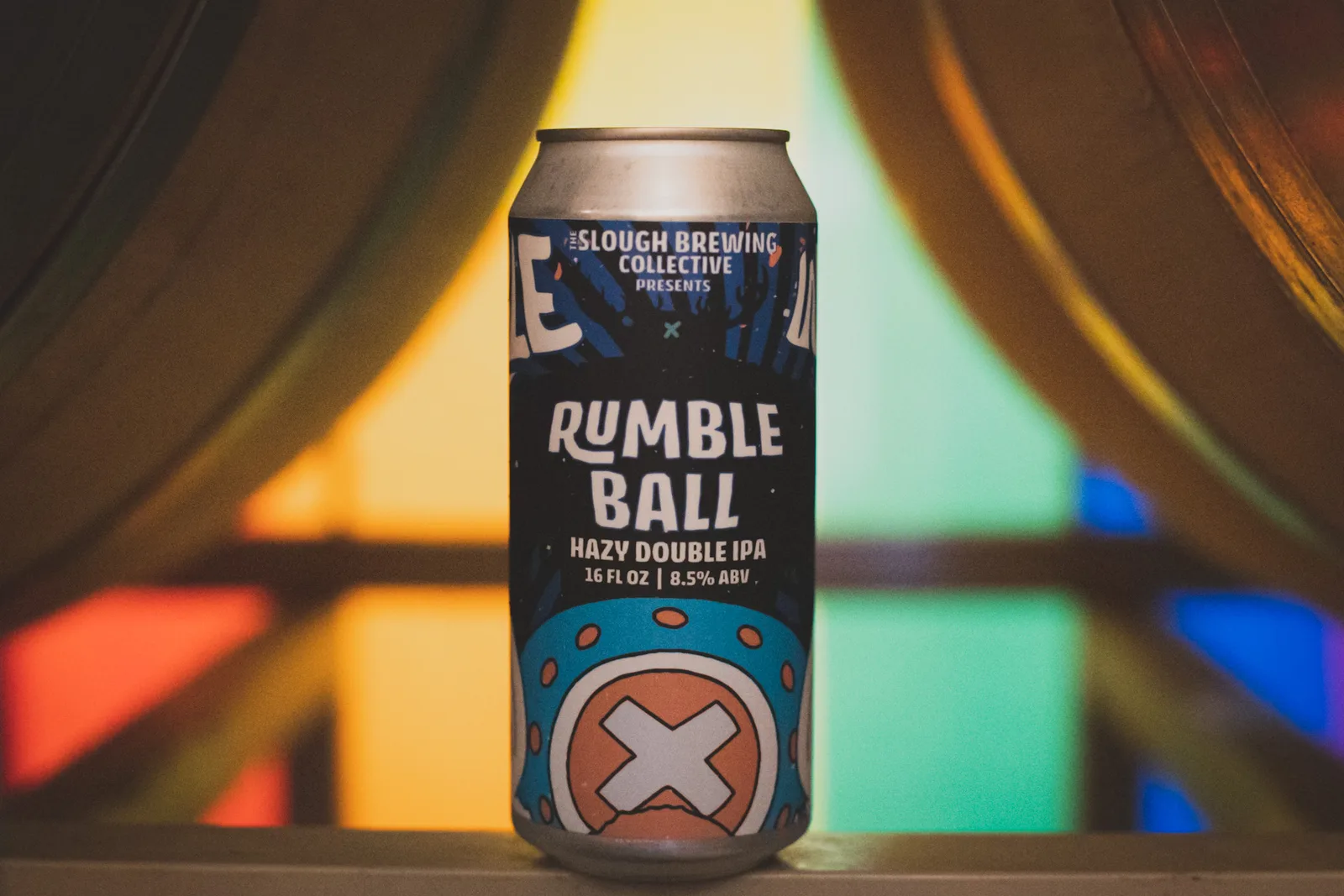 Rumble Ball Hazy Double IPA Label, The Slough, plate 5 of 5