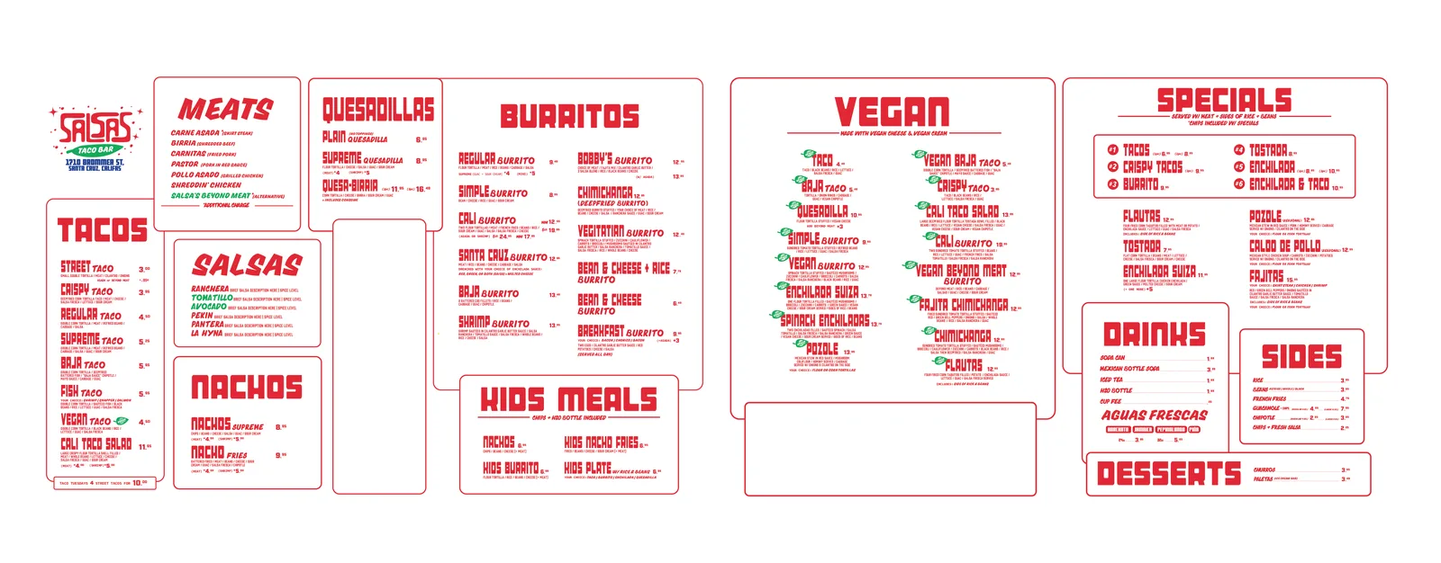 Salsa's Taco Bar, plate 2 of 12