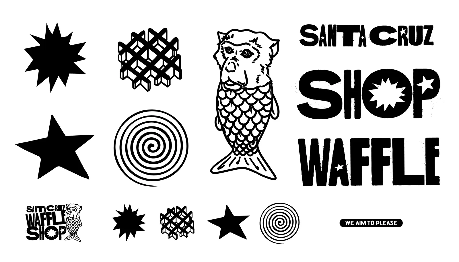 Santa Cruz Waffle Shop, Brand Identity, plate 12 of 36