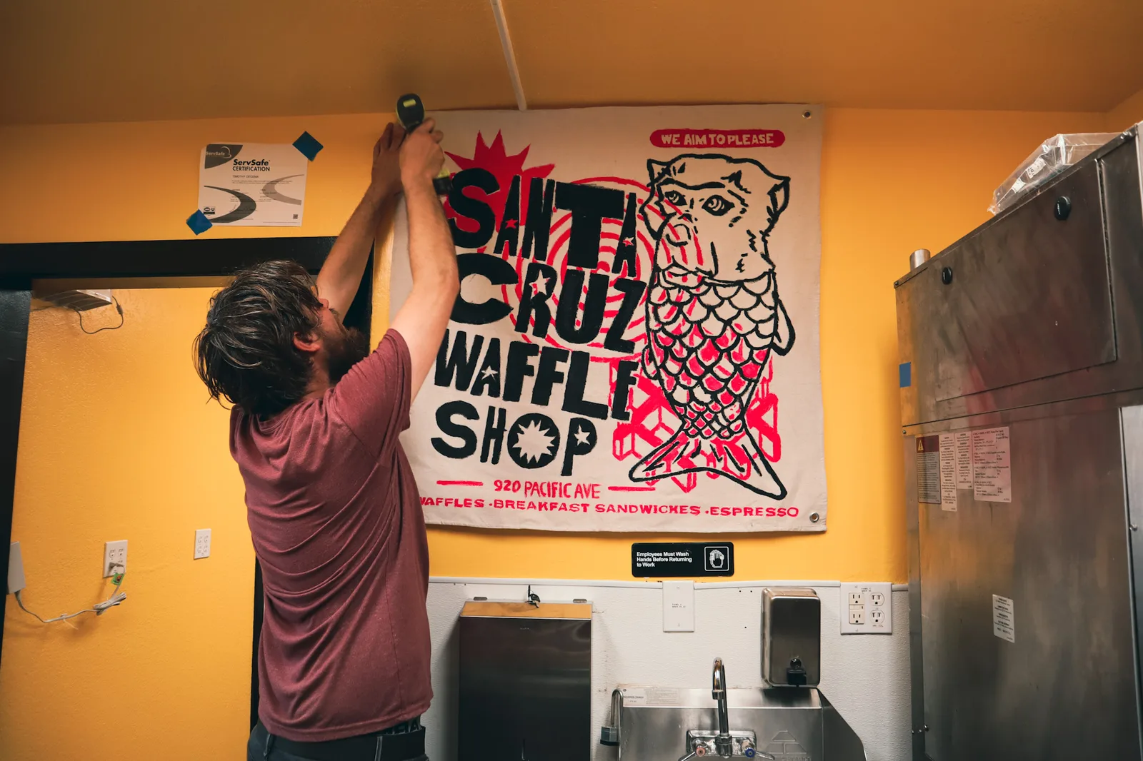 Santa Cruz Waffle Shop, Brand Identity, plate 15 of 36
