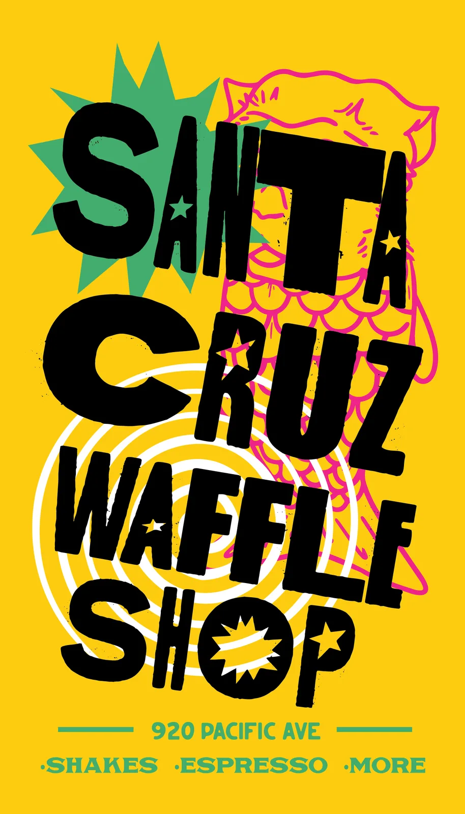 Santa Cruz Waffle Shop, Brand Identity, plate 19 of 36