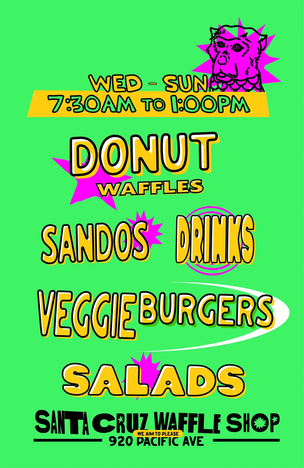 Santa Cruz Waffle Shop, Brand Identity, plate 20 of 36