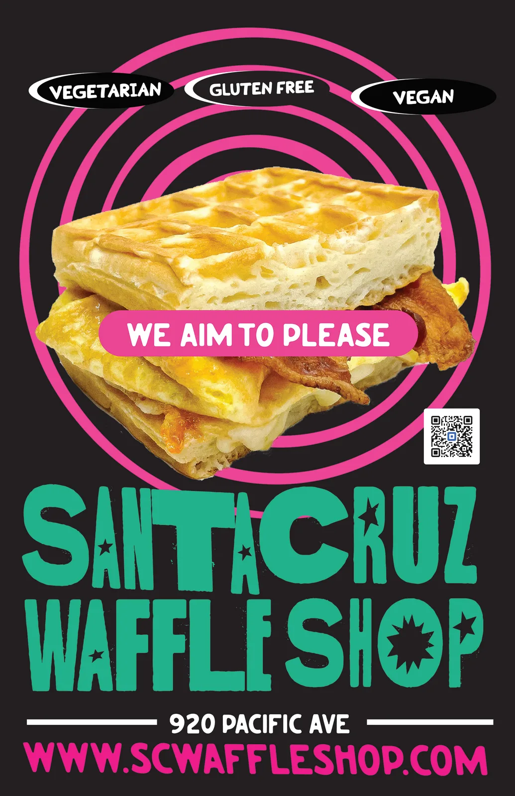 Santa Cruz Waffle Shop, Brand Identity, plate 27 of 36