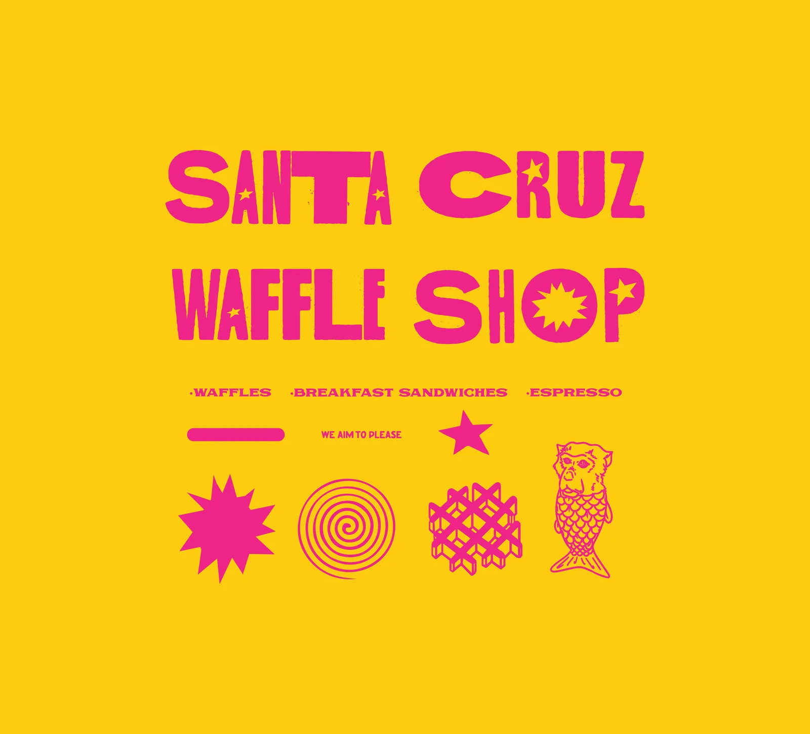 Santa Cruz Waffle Shop, Brand Identity, plate 30 of 36