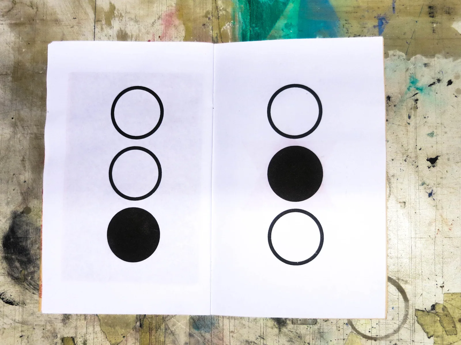 Some Shape In Color Zine, plate 3 of 5