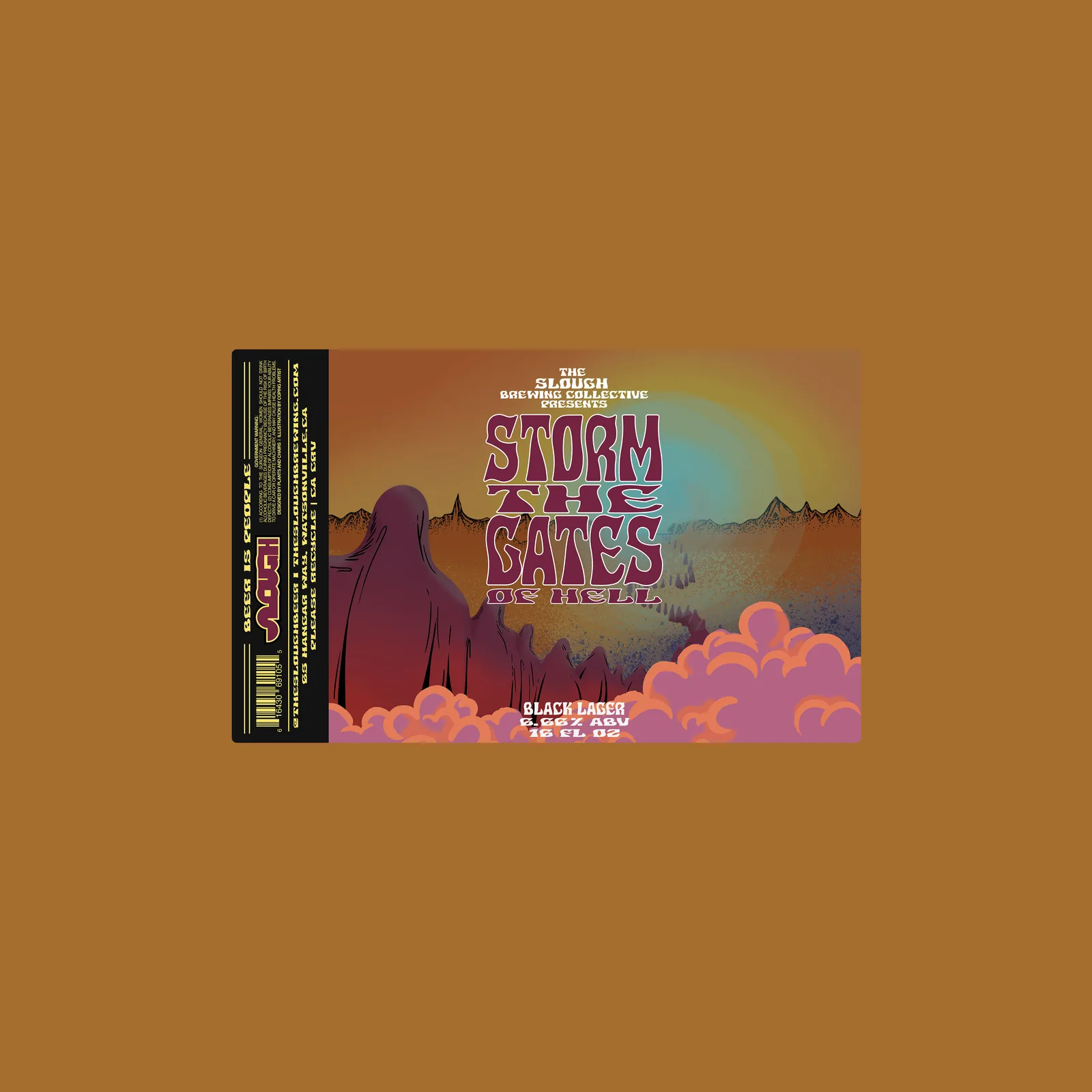 Storm The Gates of Hell Black Lager, Label, plate 15 of 17