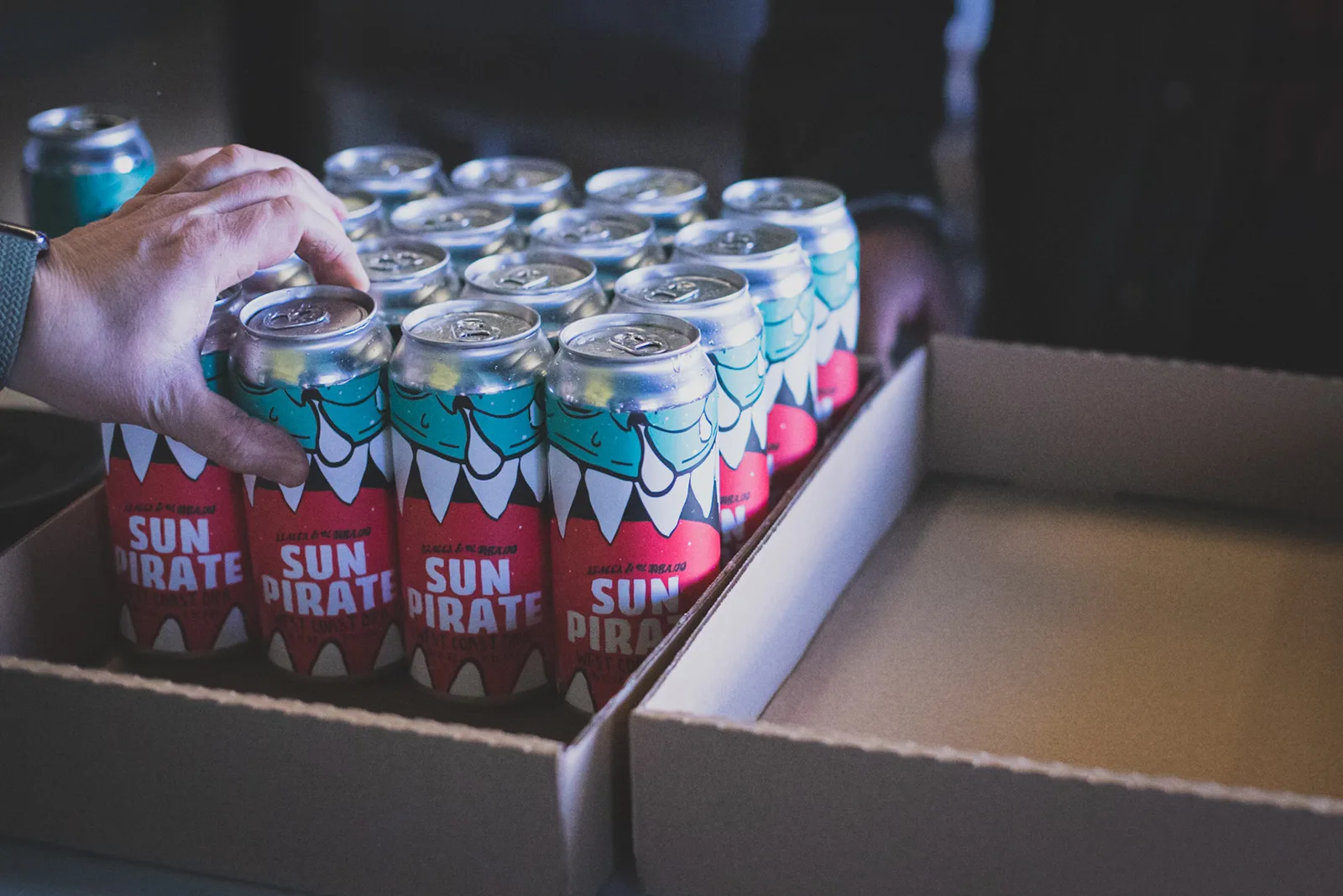 Sun Pirate West Coast DIPA Label, The Slough, plate 20 of 29