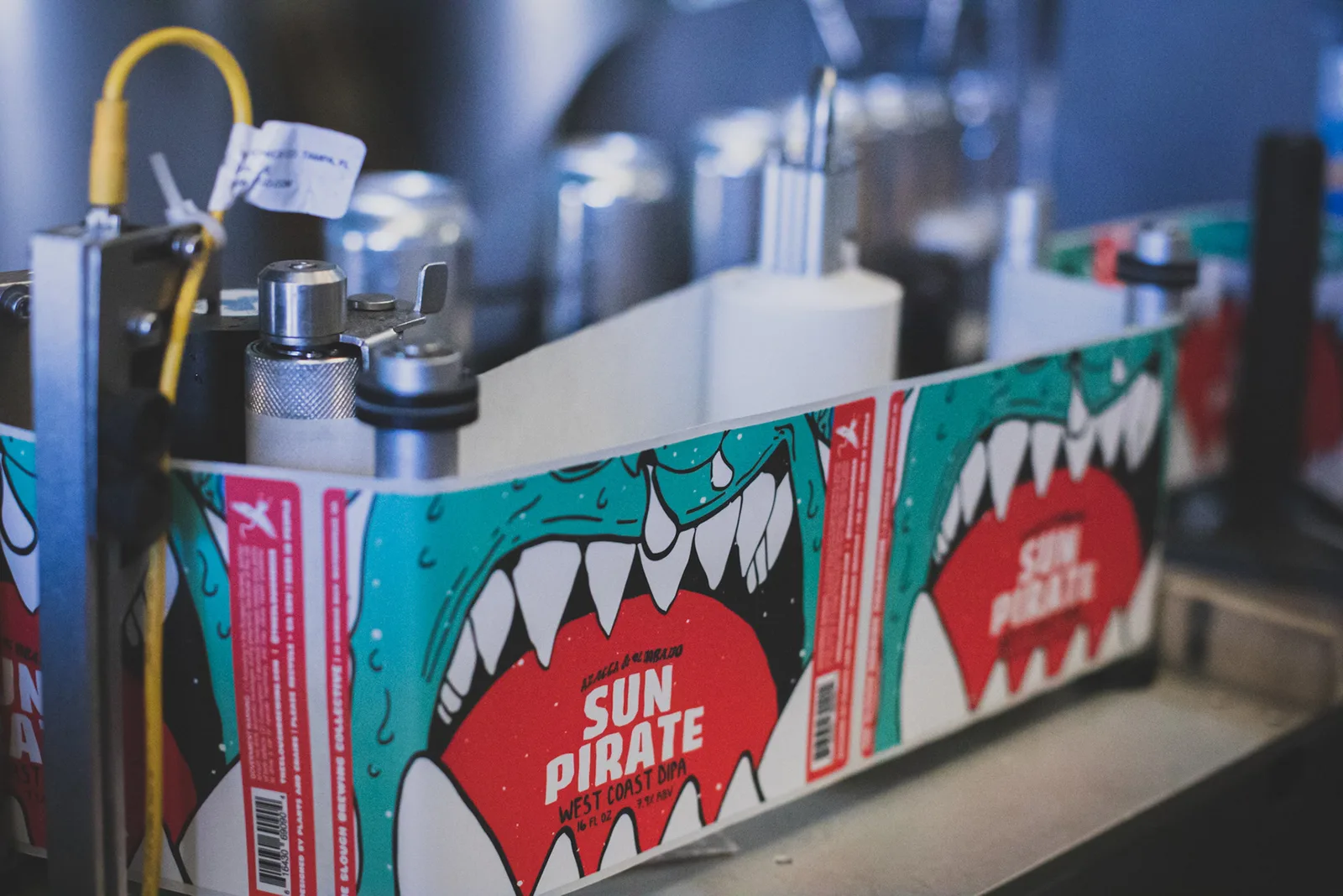 Sun Pirate West Coast DIPA Label, The Slough, plate 21 of 29