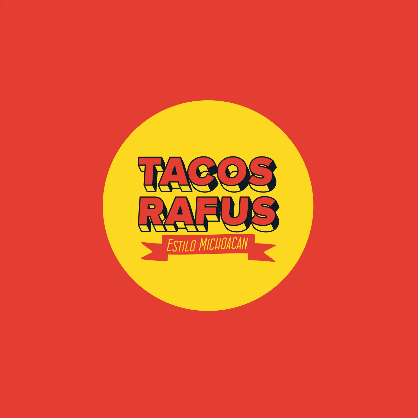 Tacos Rafus Branding, plate 1 of 10