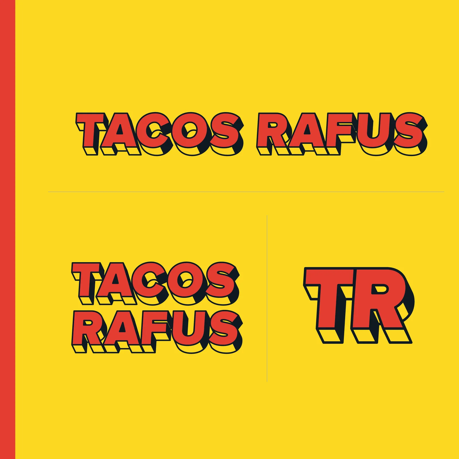 Tacos Rafus Branding, plate 2 of 10
