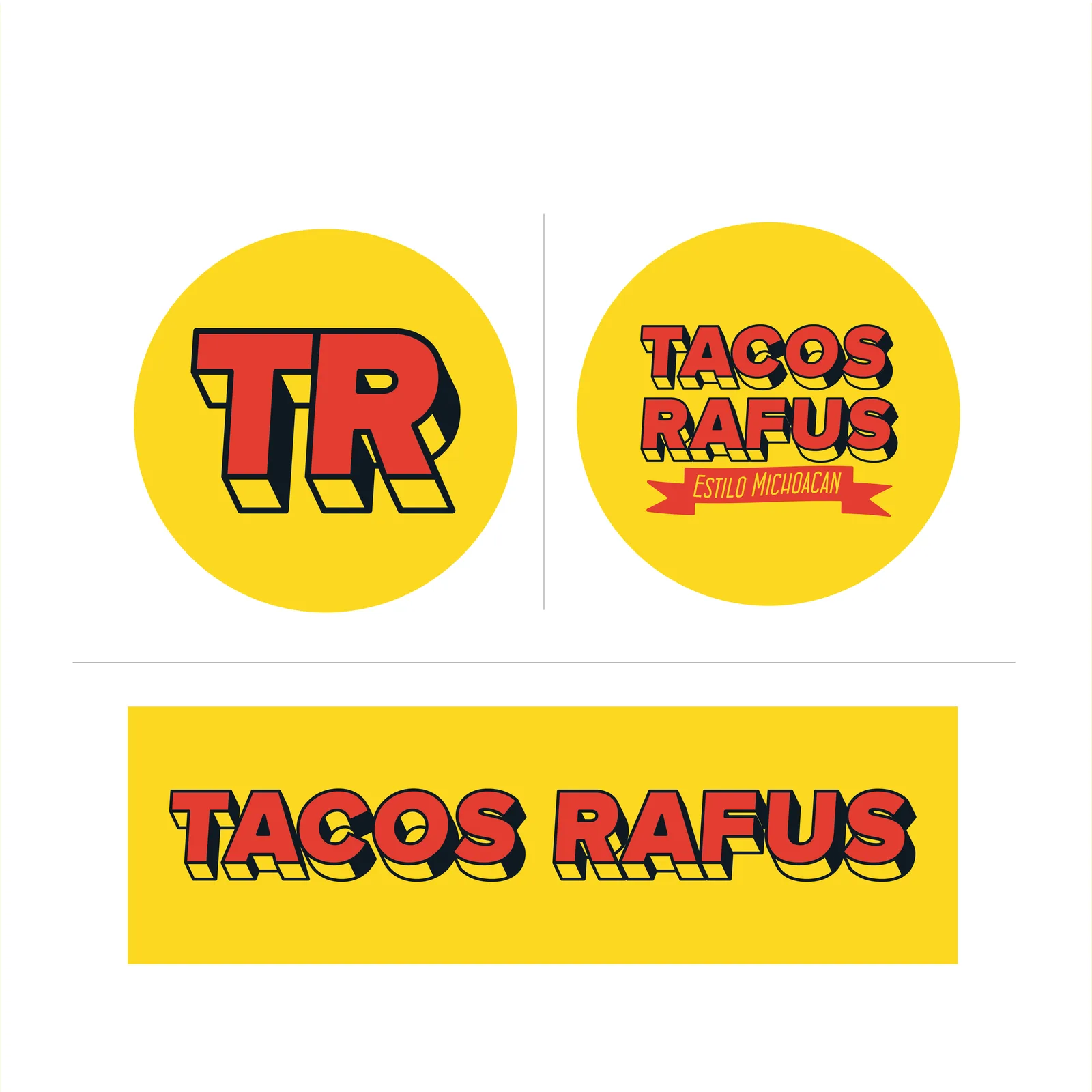 Tacos Rafus Branding, plate 8 of 10