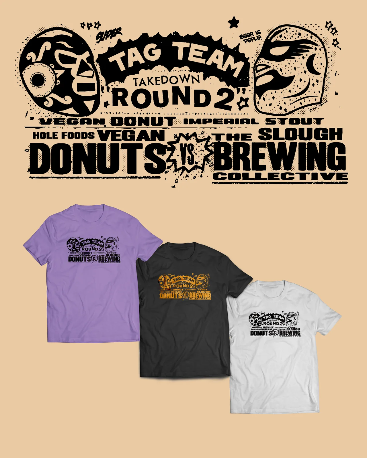 Tag Team Takedown: Round 2, Label Design, plate 10 of 14