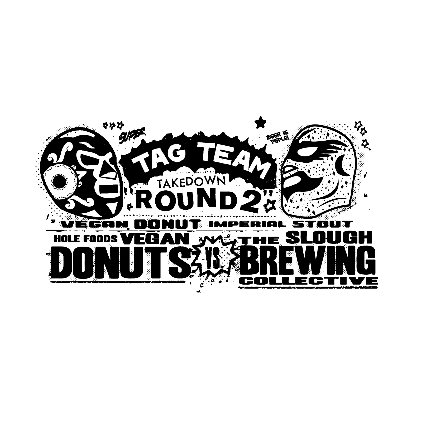Tag Team Takedown: Round 2, Label Design, plate 11 of 14