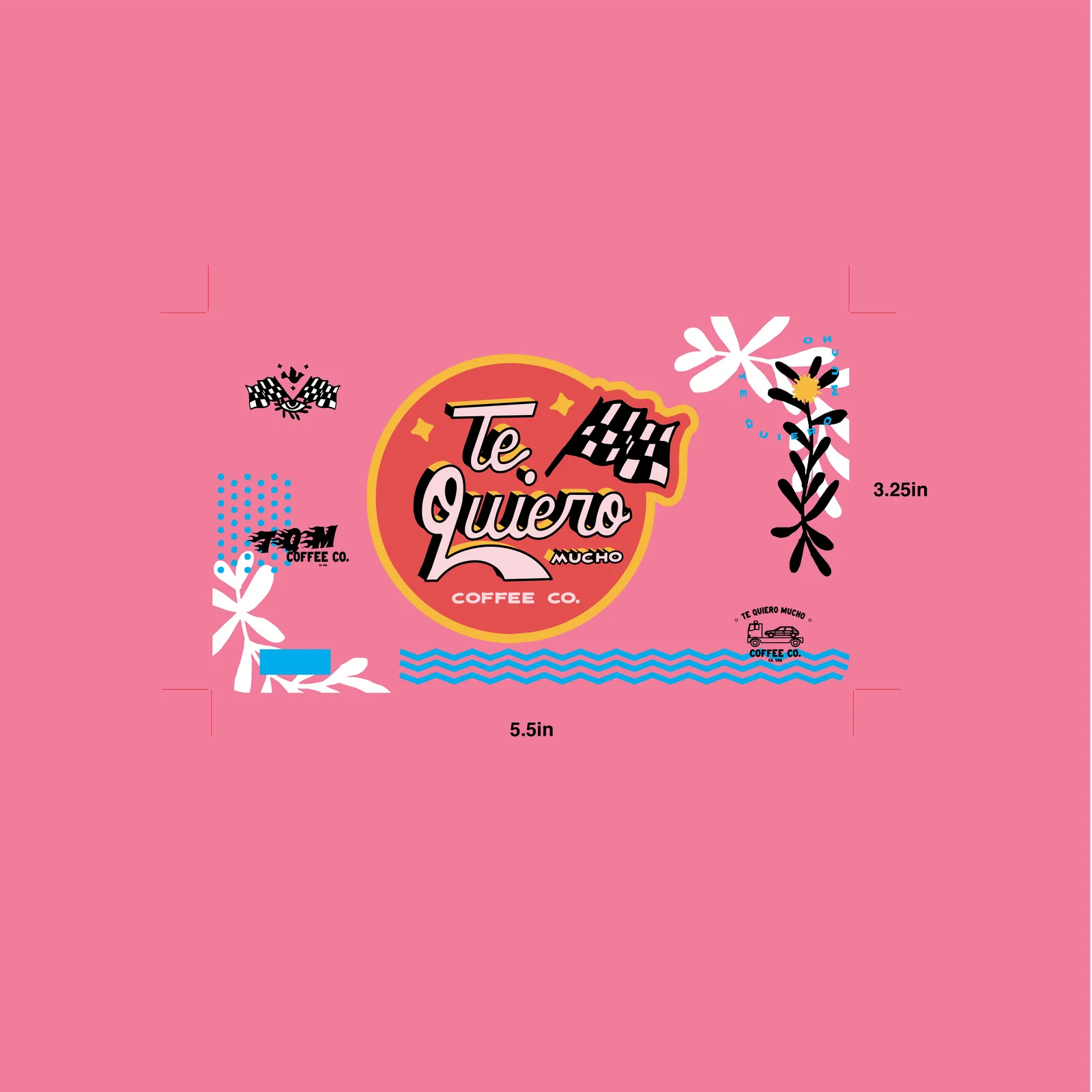 Te Quiero Mucho Coffee Co., Logo & Label, plate 3 of 7