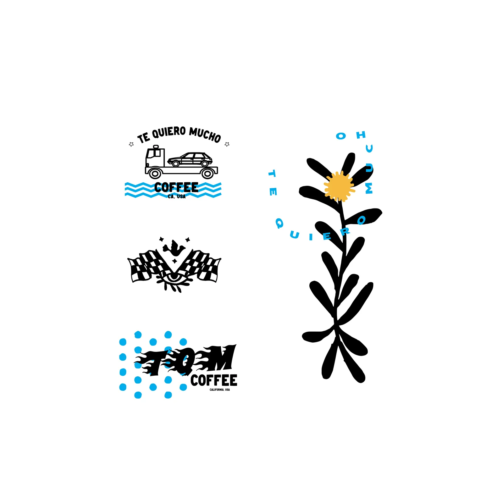Te Quiero Mucho Coffee Co., Logo & Label, plate 5 of 7