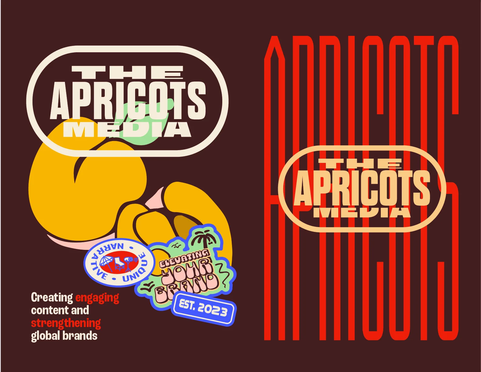 The Apricots Media, Branding, plate 15 of 16