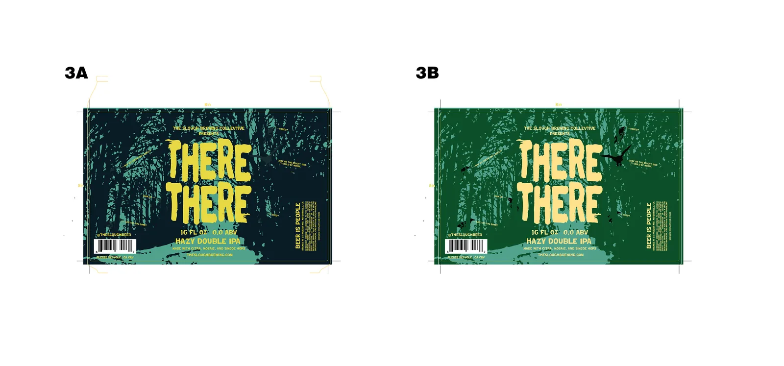 There There Hazy IPA Label, The Slough, plate 3 of 16