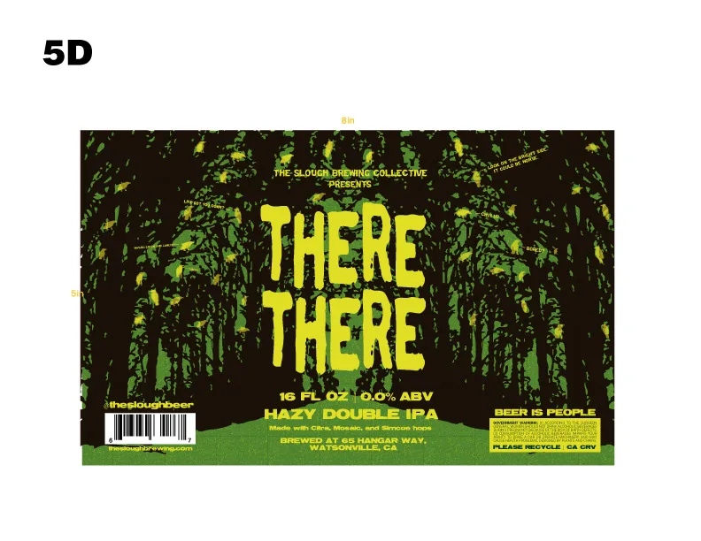 There There Hazy IPA Label, The Slough, plate 8 of 16