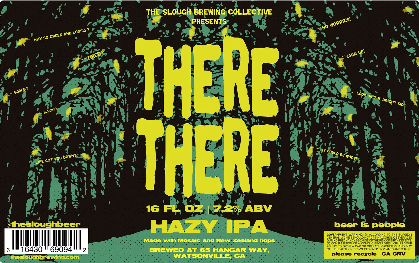 There There Hazy IPA Label, The Slough, plate 9 of 16
