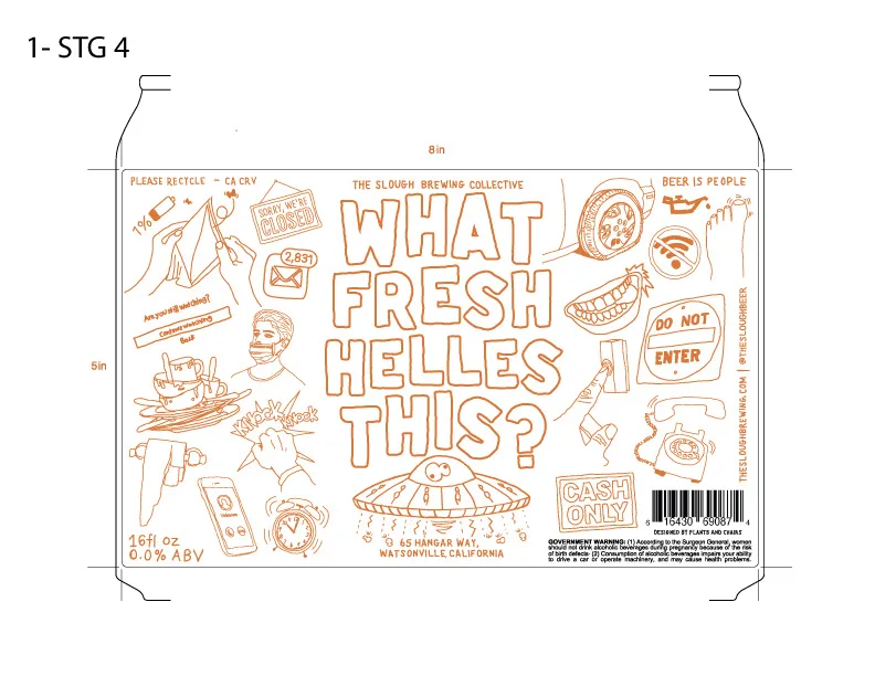 WHAT FRESH HELLES THIS? Helles Lager, Label, plate 3 of 23