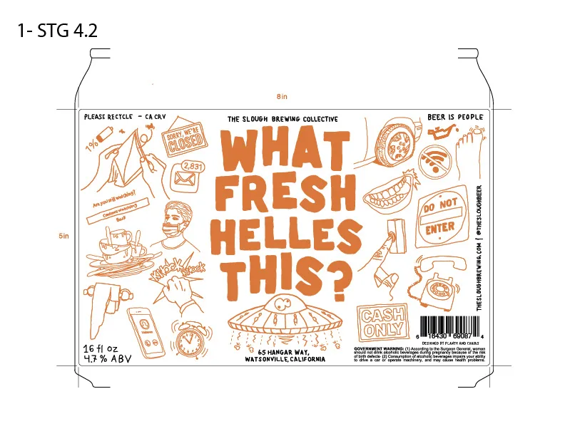 WHAT FRESH HELLES THIS? Helles Lager, Label, plate 4 of 23