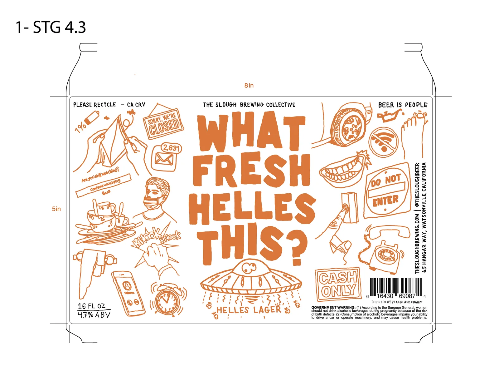 WHAT FRESH HELLES THIS? Helles Lager, Label, plate 5 of 23