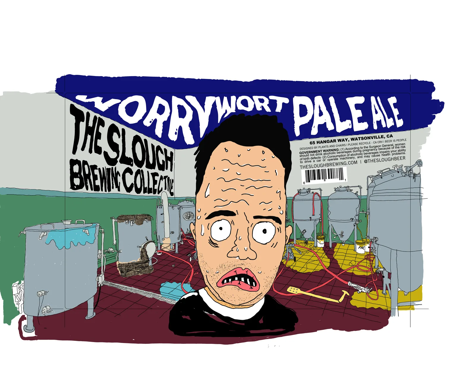 Worrywort Pale Ale Label, The Slough, plate 2 of 21
