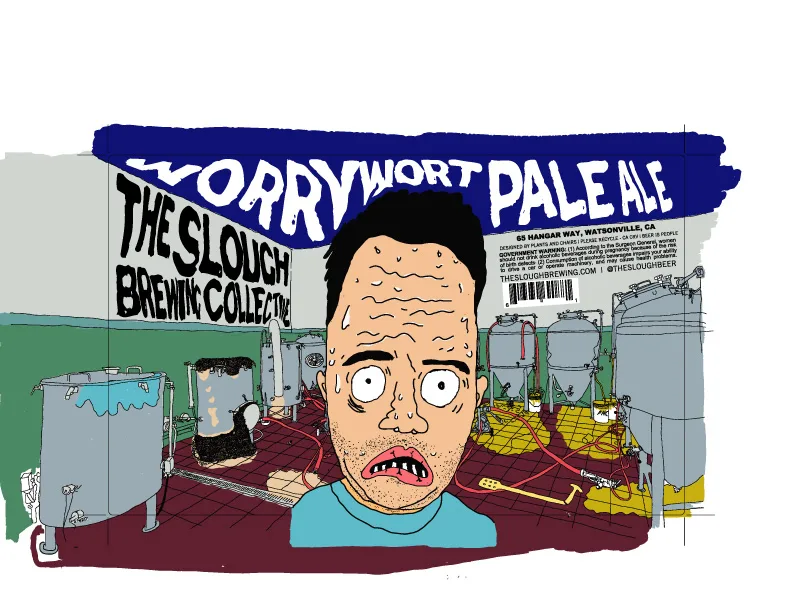 Worrywort Pale Ale Label, The Slough, plate 3 of 21