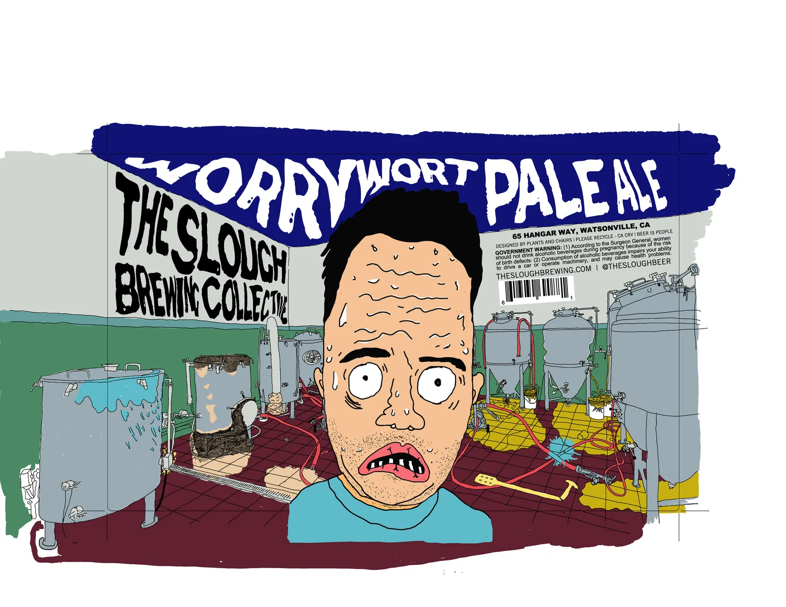 Worrywort Pale Ale Label, The Slough, plate 4 of 21