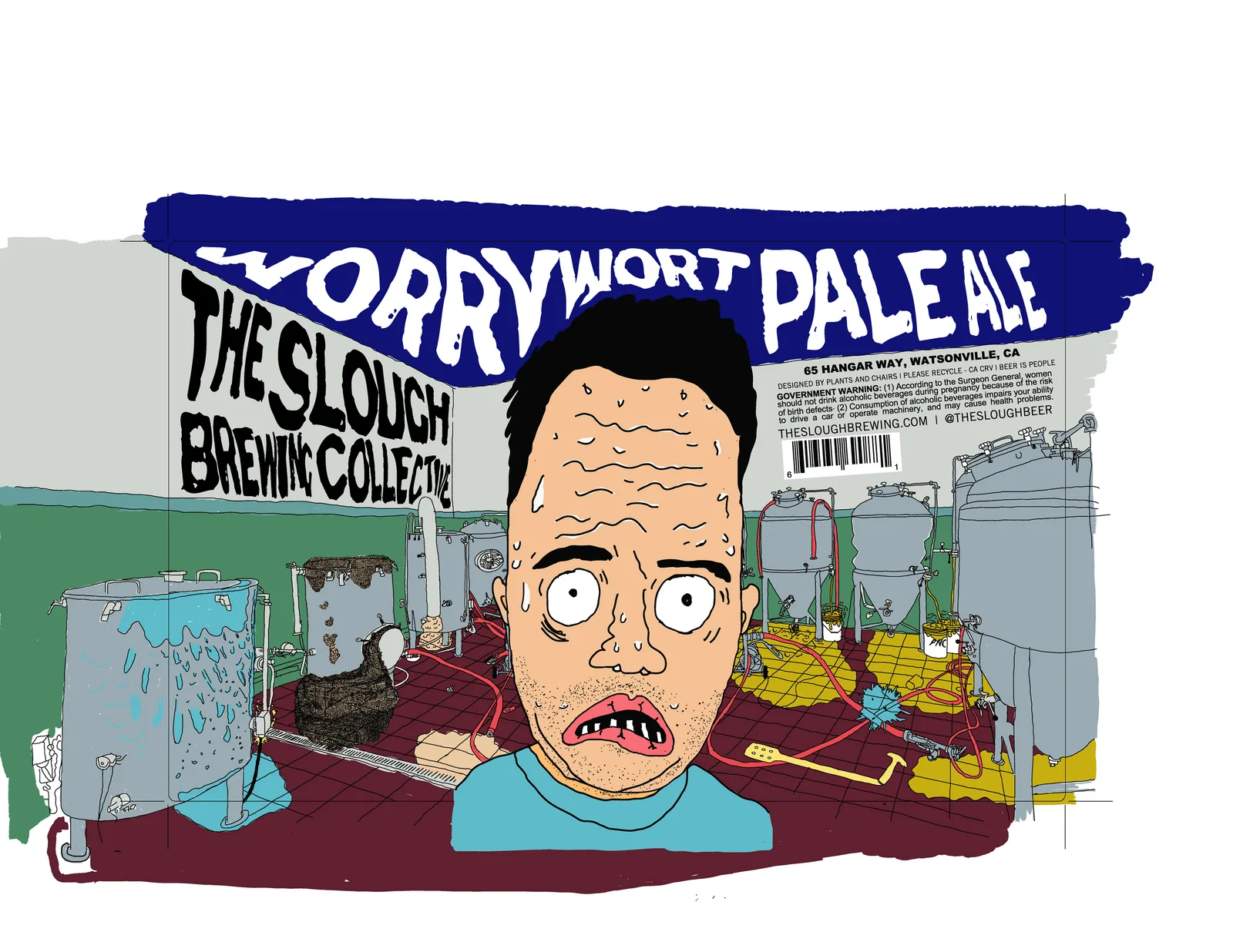 Worrywort Pale Ale Label, The Slough, plate 5 of 21