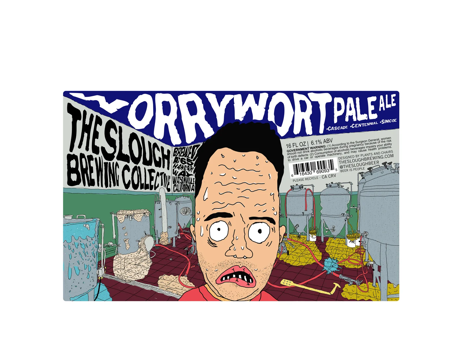 Worrywort Pale Ale Label, The Slough, plate 11 of 21